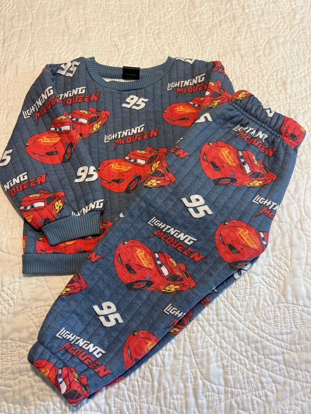 Lightning McQueen Kids Set - Blue & Red